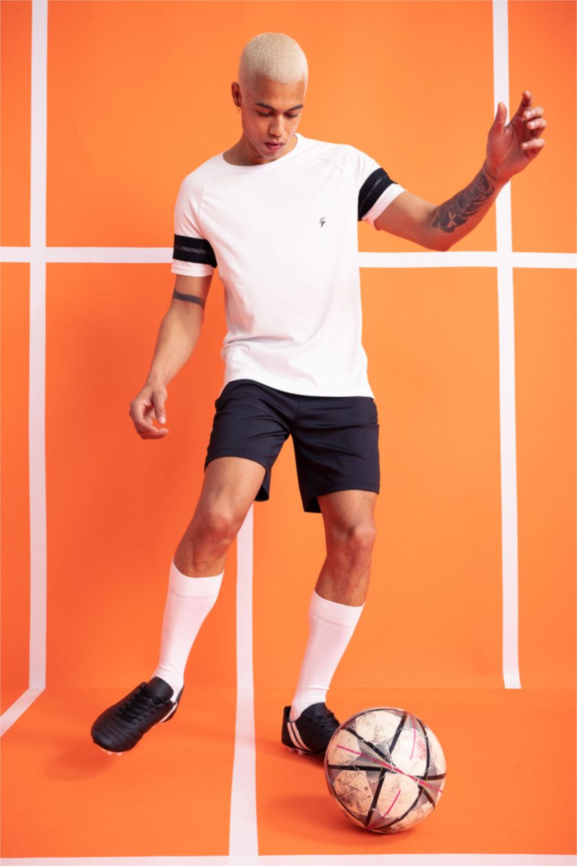 Erkek Beyaz Futbol Çorabı