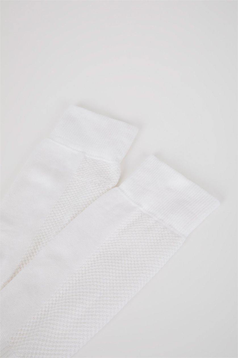 Erkek Beyaz Futbol Çorabı