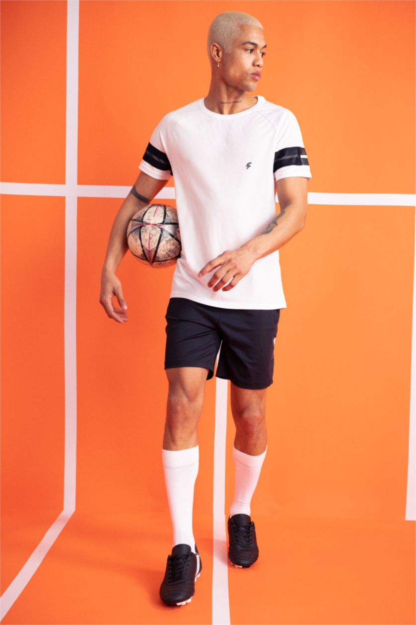 Erkek Beyaz Futbol Çorabı