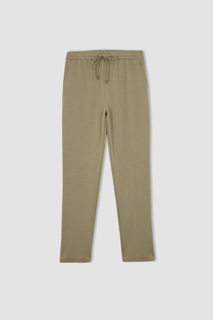 MAN Beige Jogger All Way Stretch Trousers