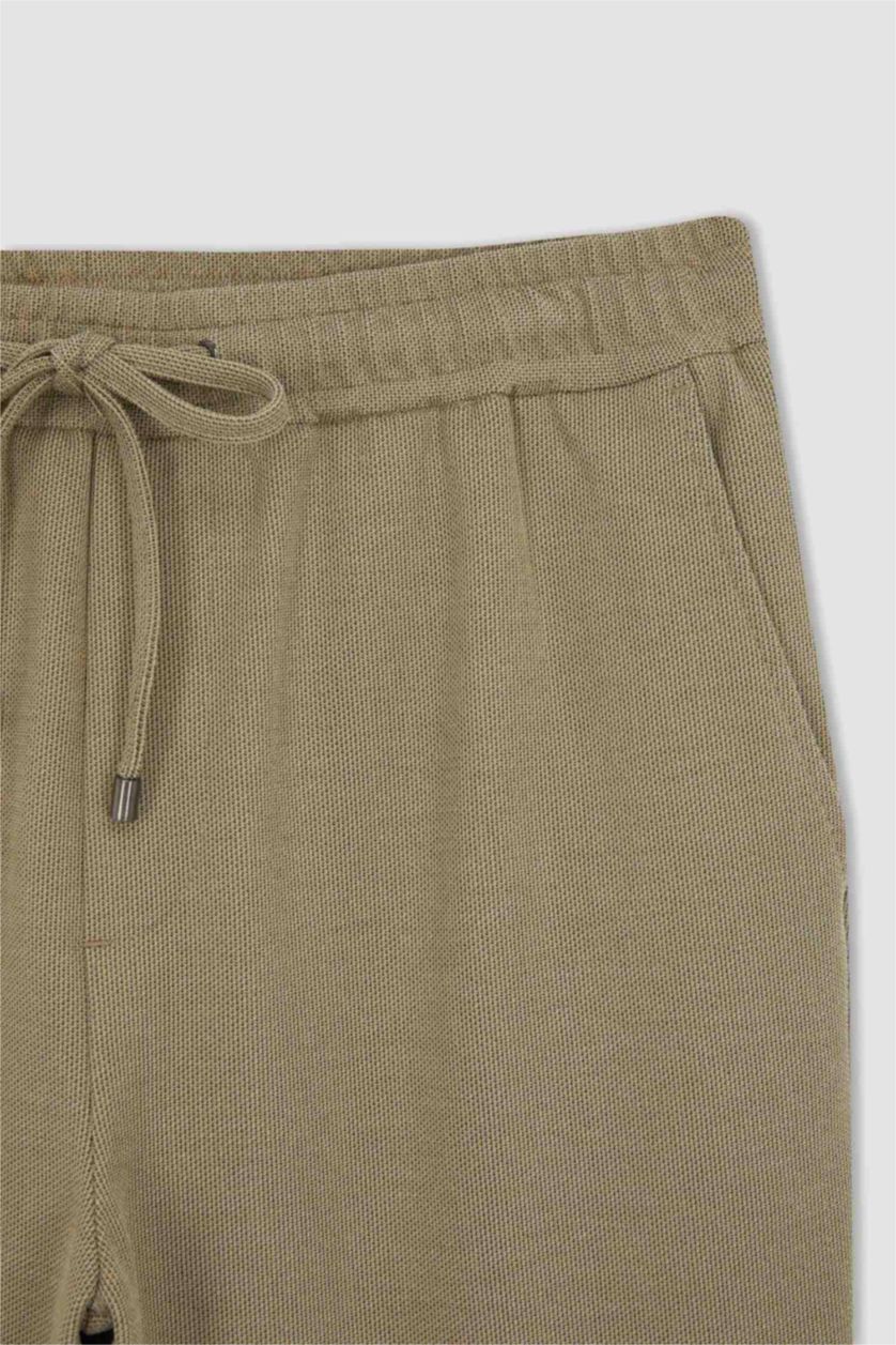 MAN Beige Jogger All Way Stretch Trousers