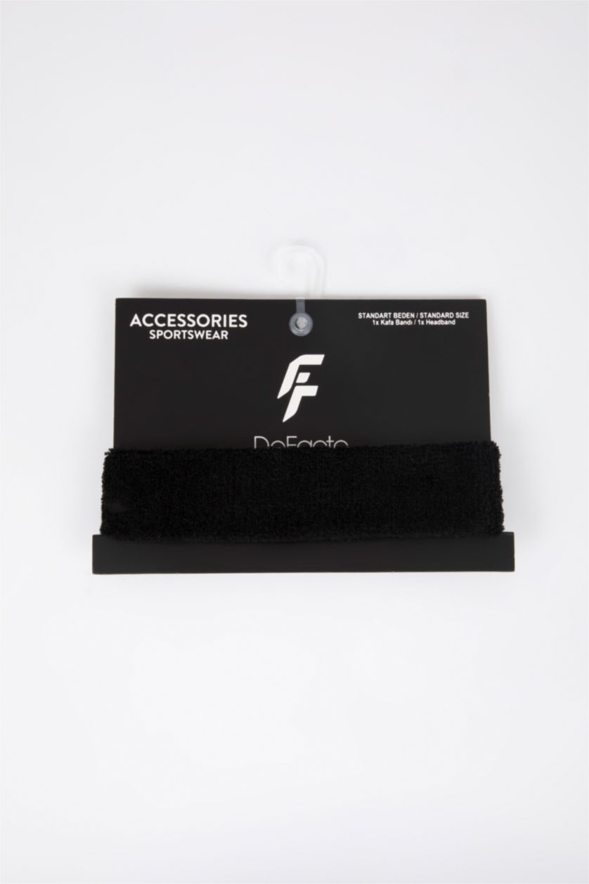 رجال أسود ربطة رأس رياضي رجالي