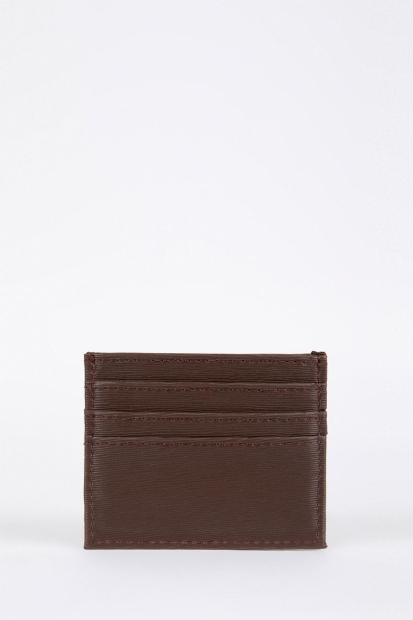 رجال بني محفظة رجالي جلد صناعي