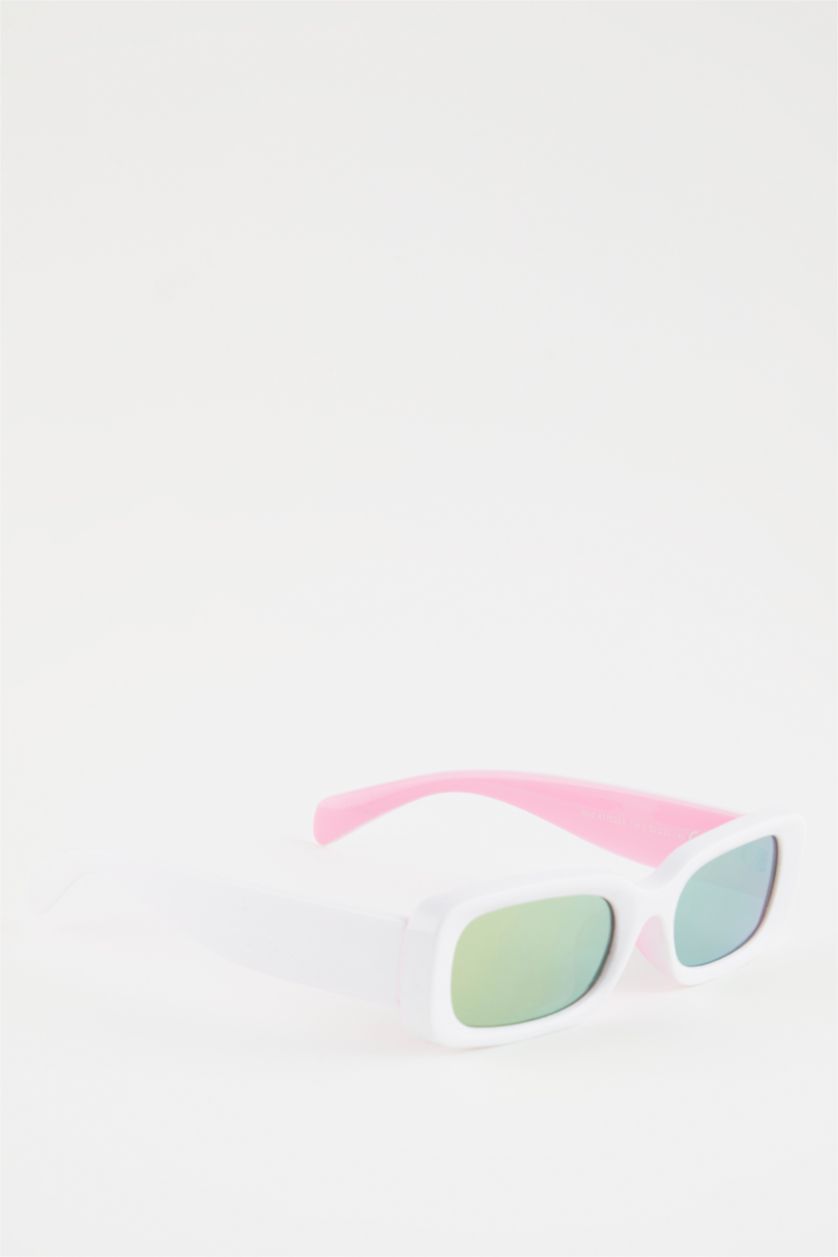 نساء أبيض نظارة شمسية نسائي