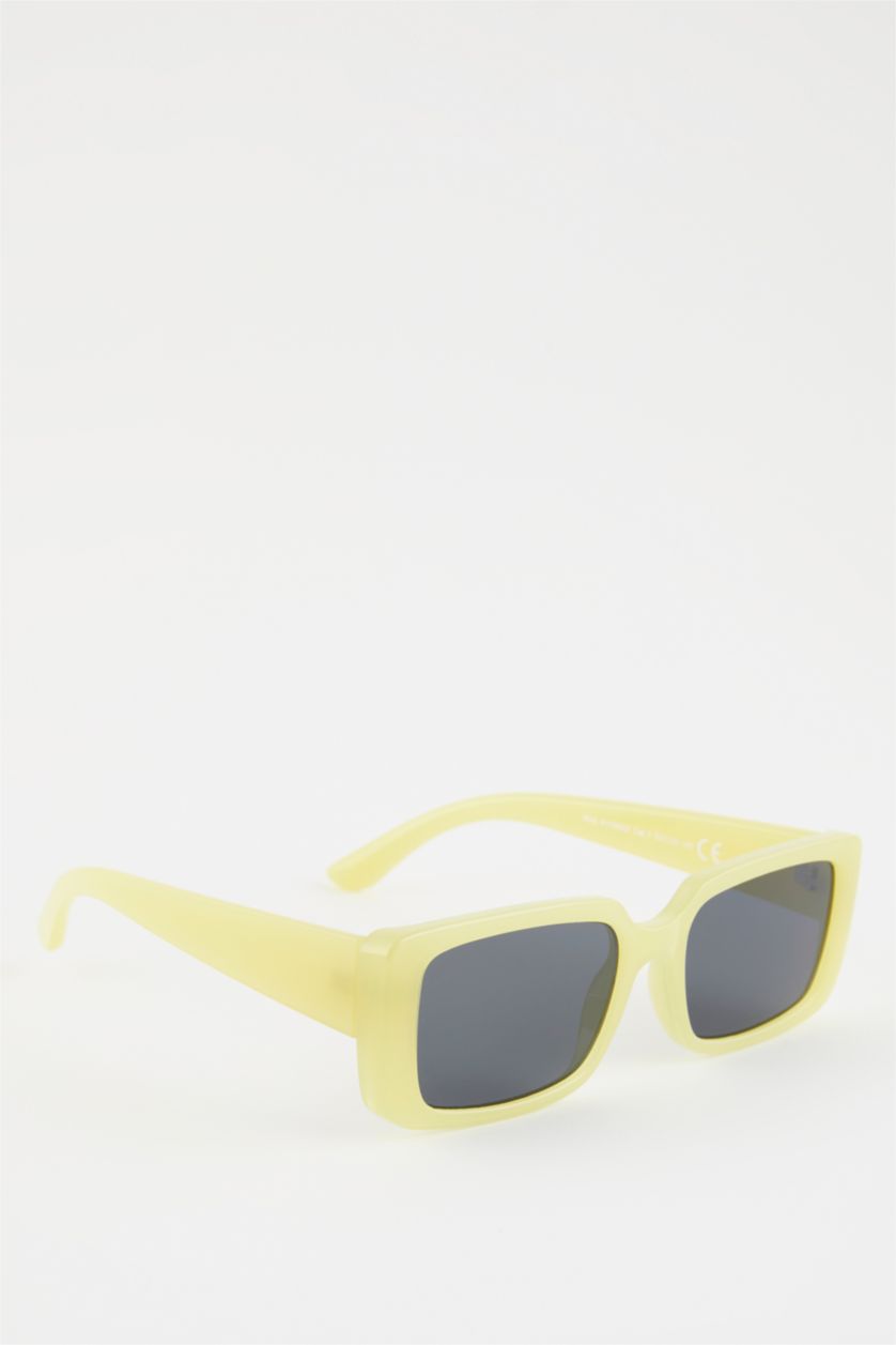 WOMAN Green Woman Rectangular Sunglasses
