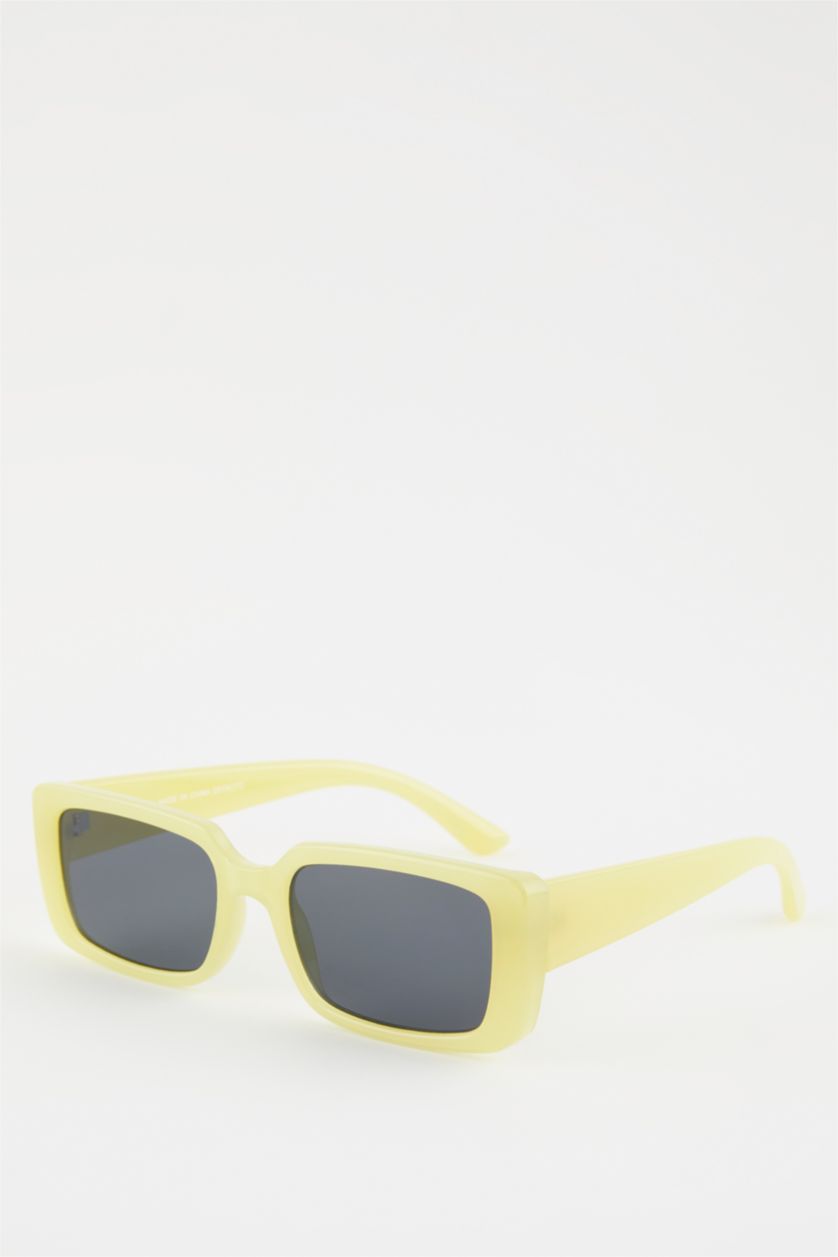 WOMAN Green Woman Rectangular Sunglasses