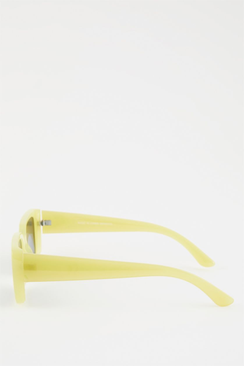 WOMAN Green Woman Rectangular Sunglasses