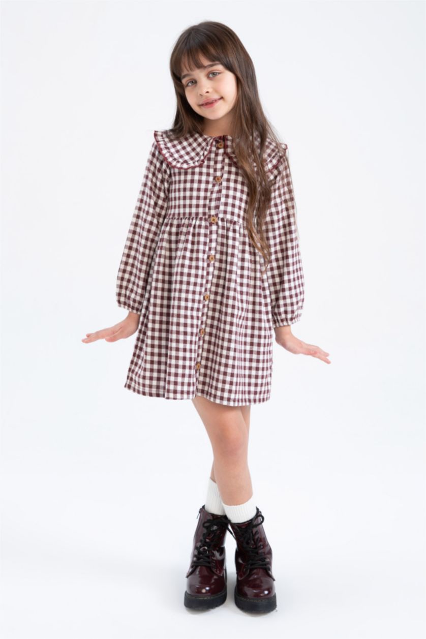Kız Çocuk - Genç Kız Bordo Elbise Kız Çocuk