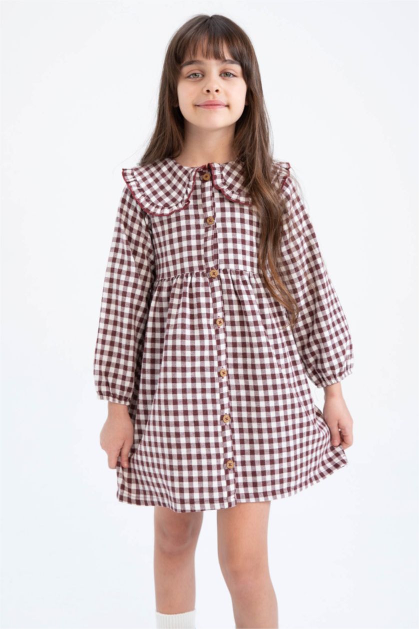 Kız Çocuk - Genç Kız Bordo Elbise Kız Çocuk