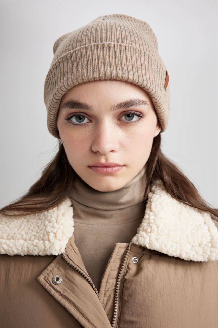 FEMME Beige Manteau Imperméable Coupe Régulière