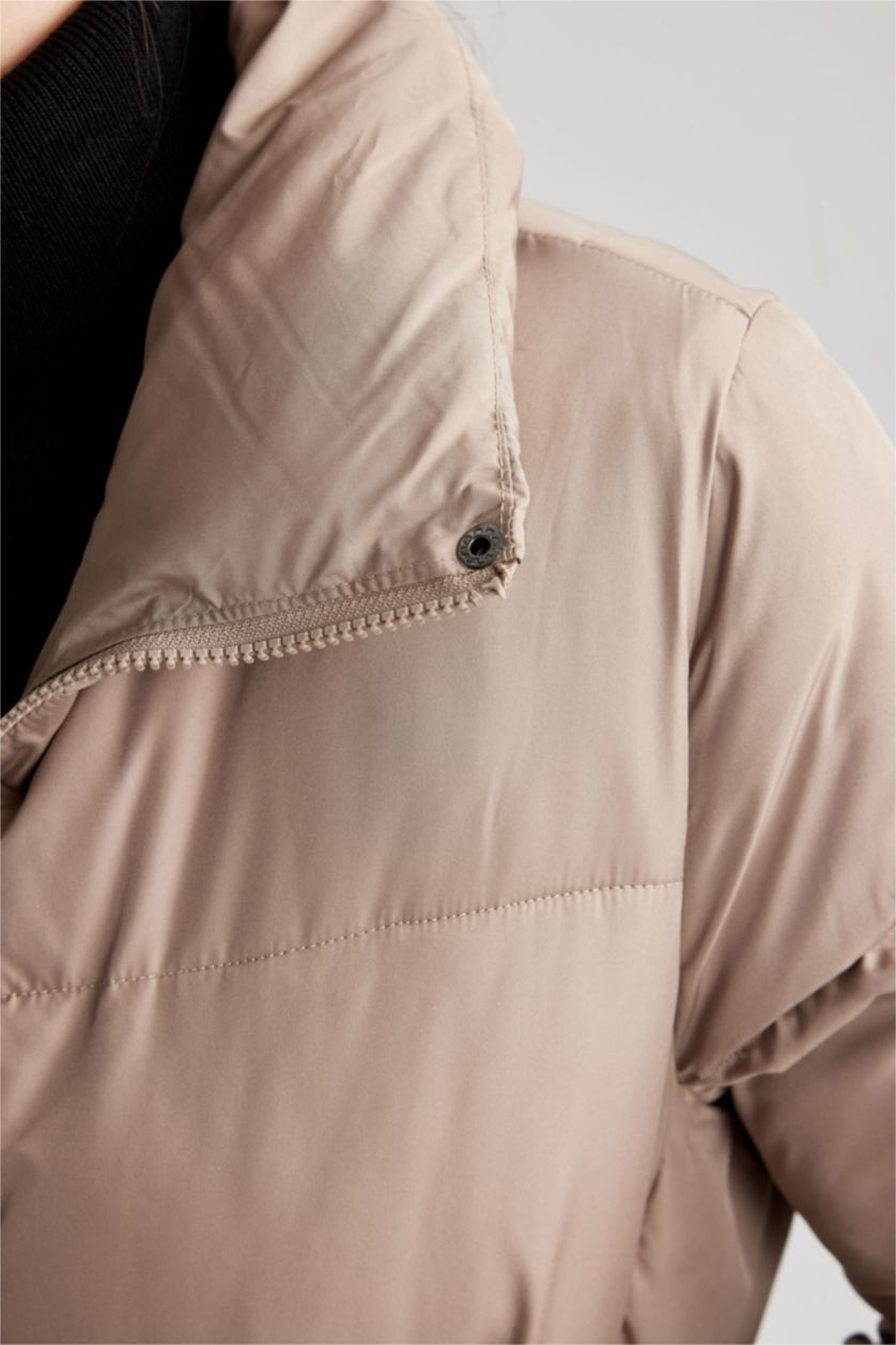 Женщины Песочный Куртка водоотталкивающая свободного кроя