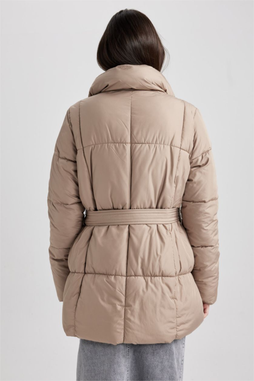 Женщины Песочный Куртка водоотталкивающая свободного кроя