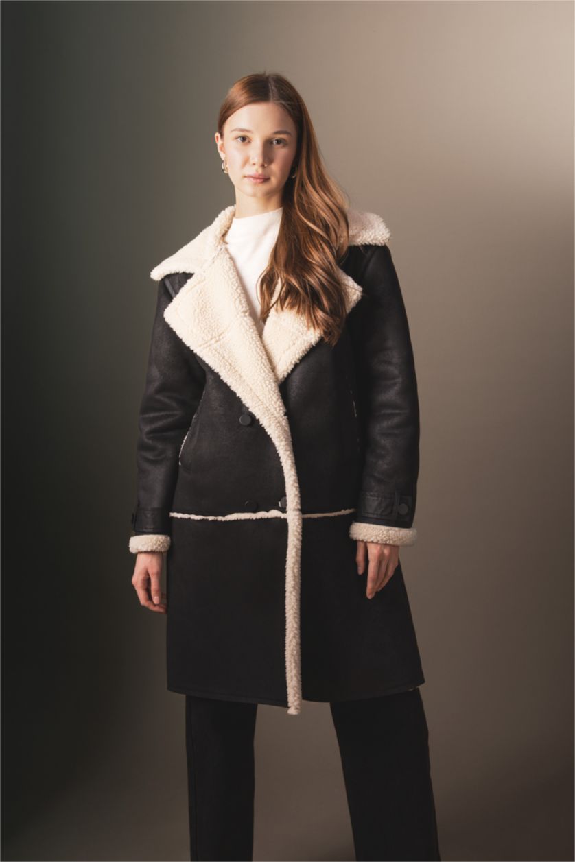 Женщины Черный Куртка водоотталкивающая стандартного кроя