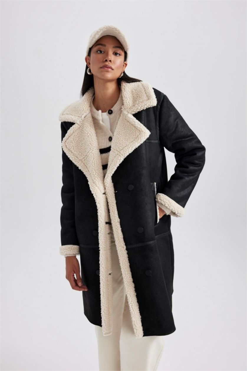 Женщины Черный Куртка водоотталкивающая стандартного кроя