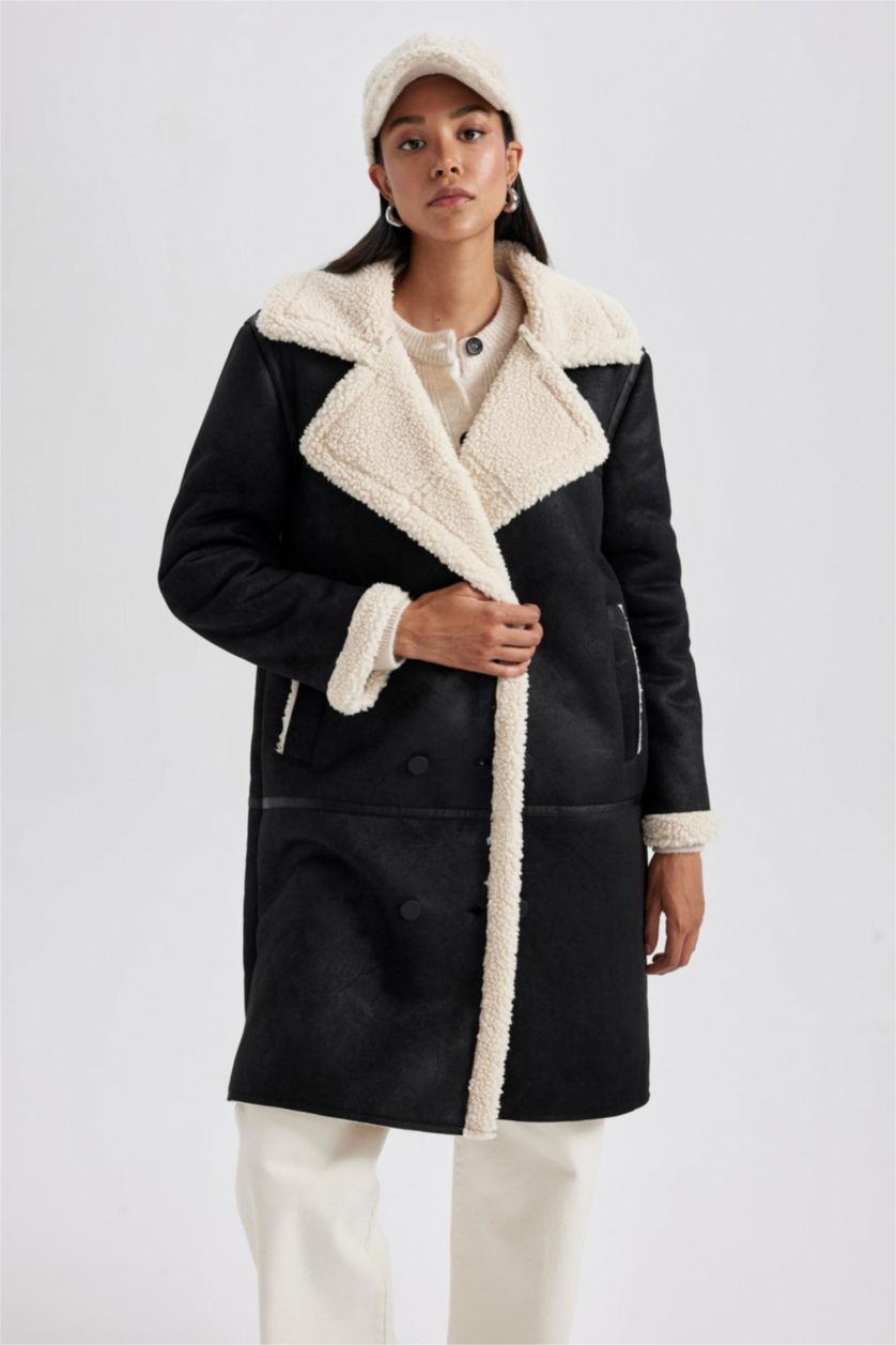 Женщины Черный Куртка водоотталкивающая стандартного кроя