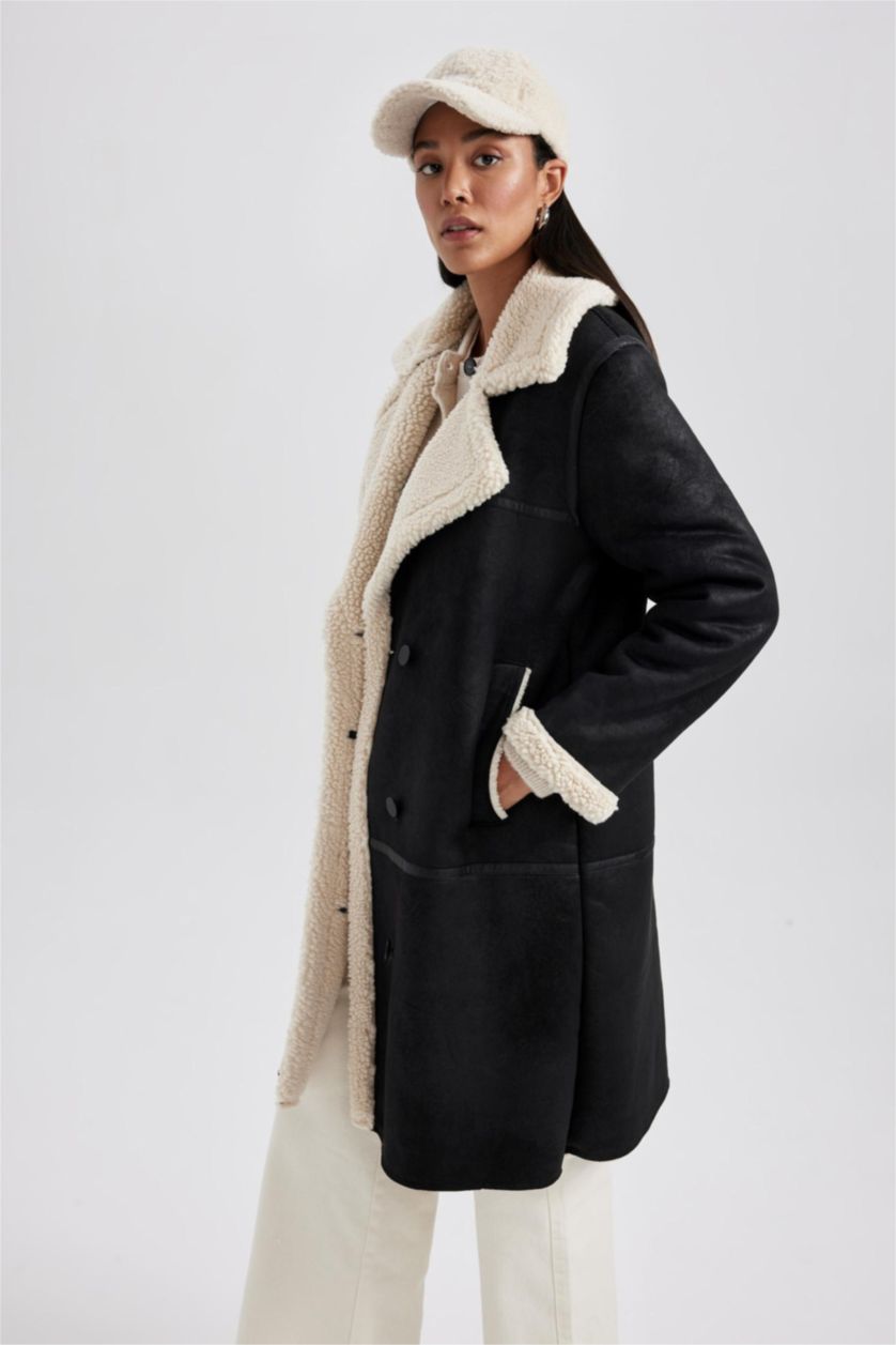 Женщины Черный Куртка водоотталкивающая стандартного кроя