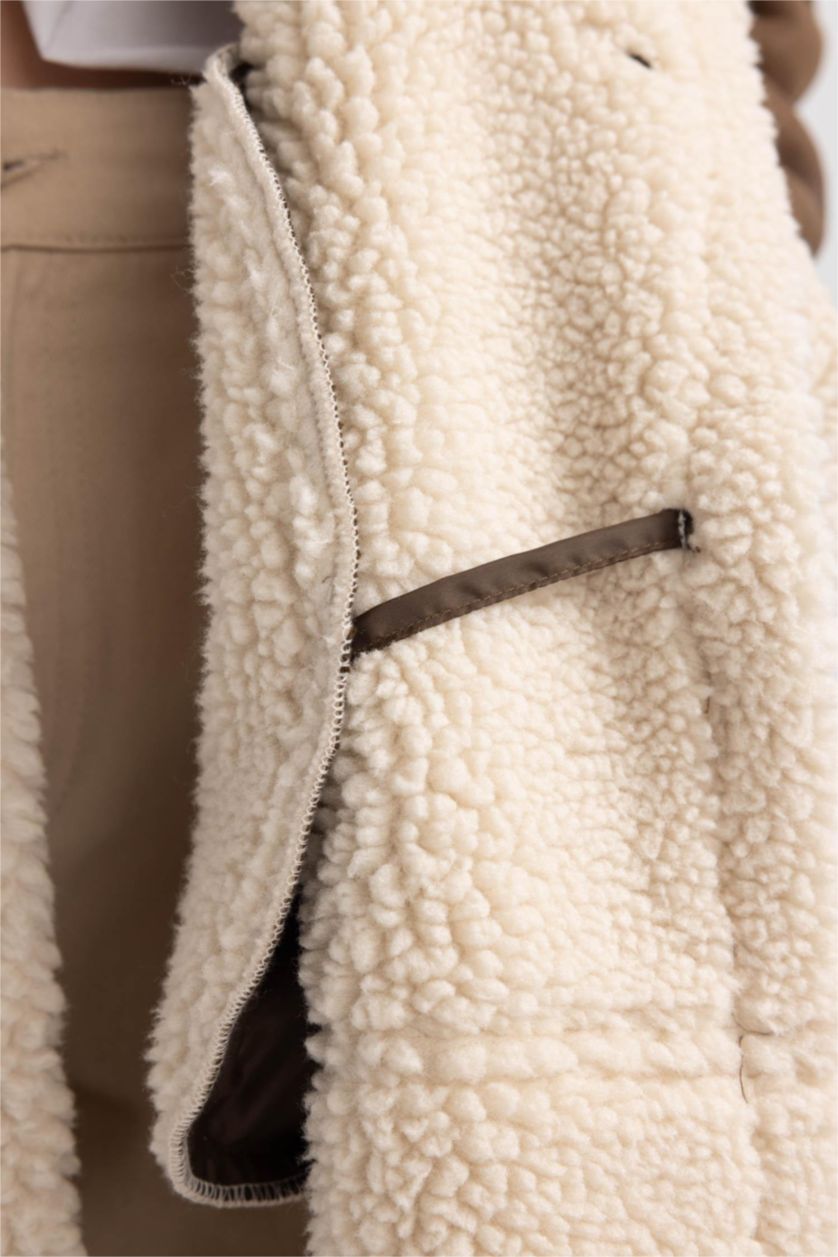 نساء بني كوت شمواه طويل قصة عادية مبطن بالفرو