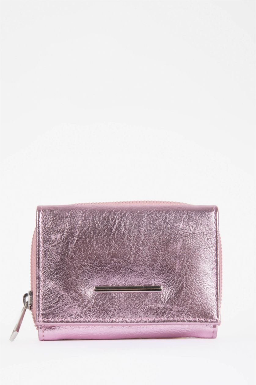 Kadın Açık Pembe Kadın Suni Deri Cüzdan