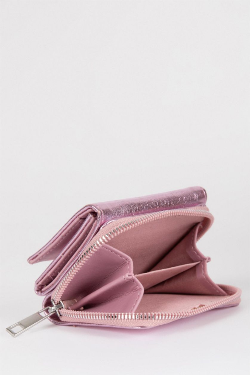 Kadın Açık Pembe Kadın Suni Deri Cüzdan