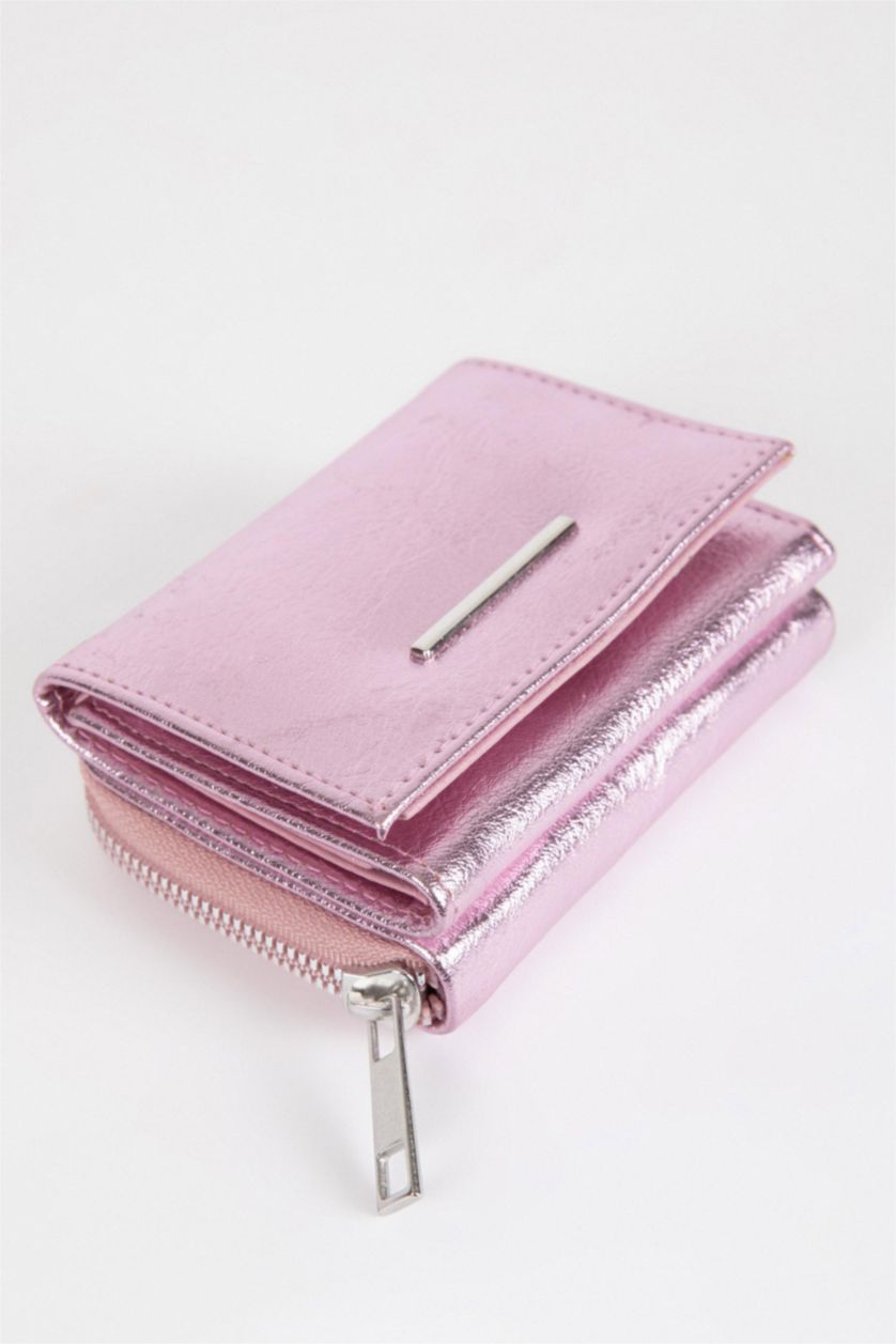Kadın Açık Pembe Kadın Suni Deri Cüzdan