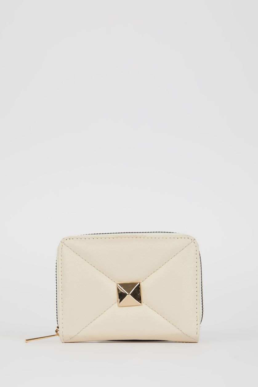 نساء بيج محفظة نسائي جلد صناعي