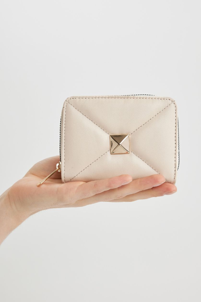 نساء بيج محفظة نسائي جلد صناعي