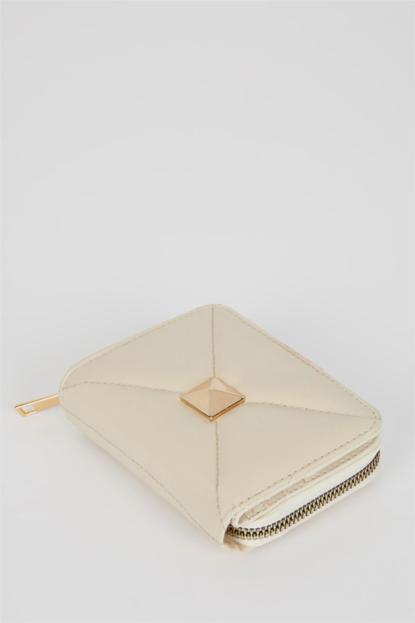 نساء بيج محفظة نسائي جلد صناعي