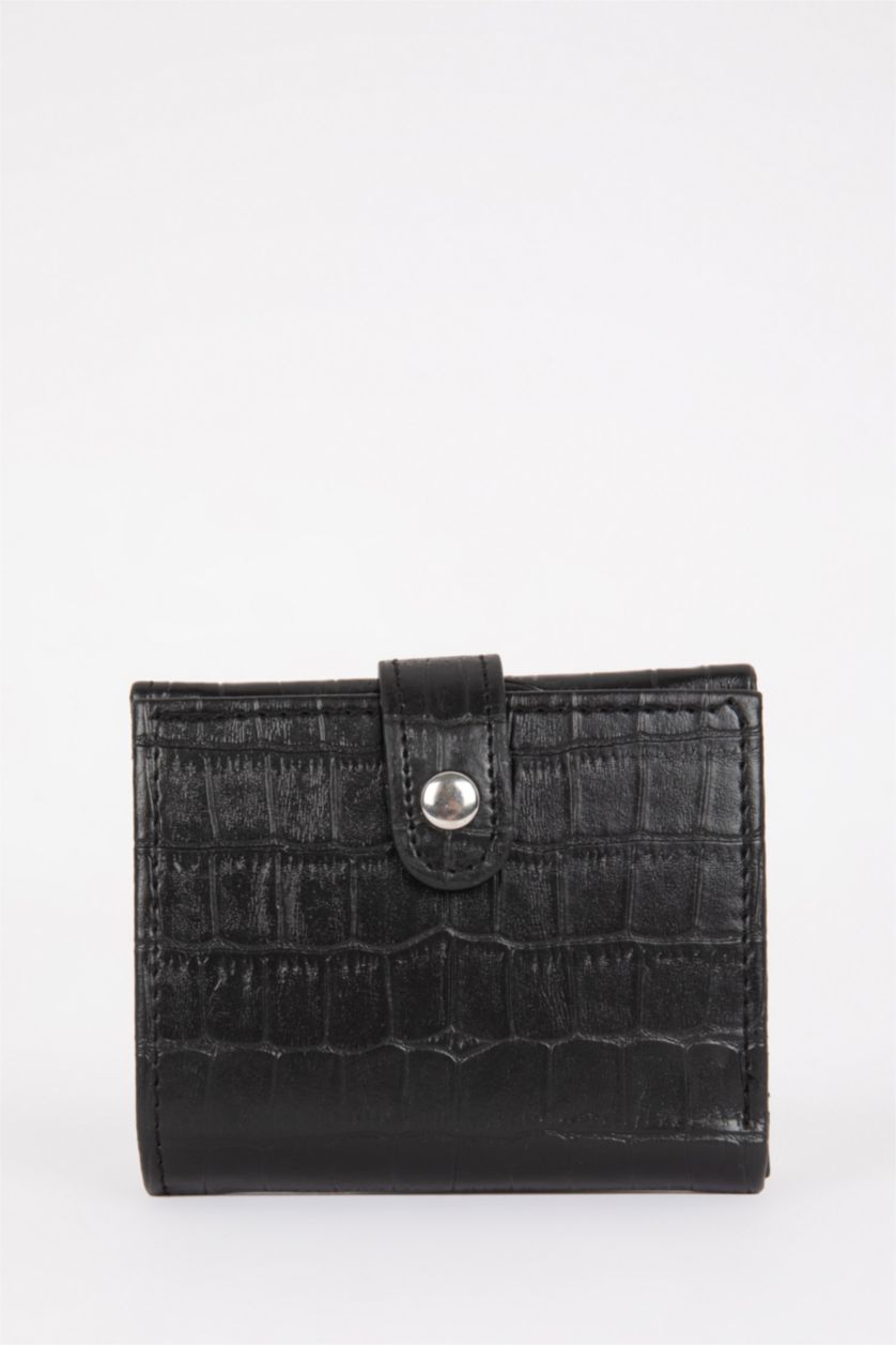 WOMAN Black Women Faux Leather Wallet