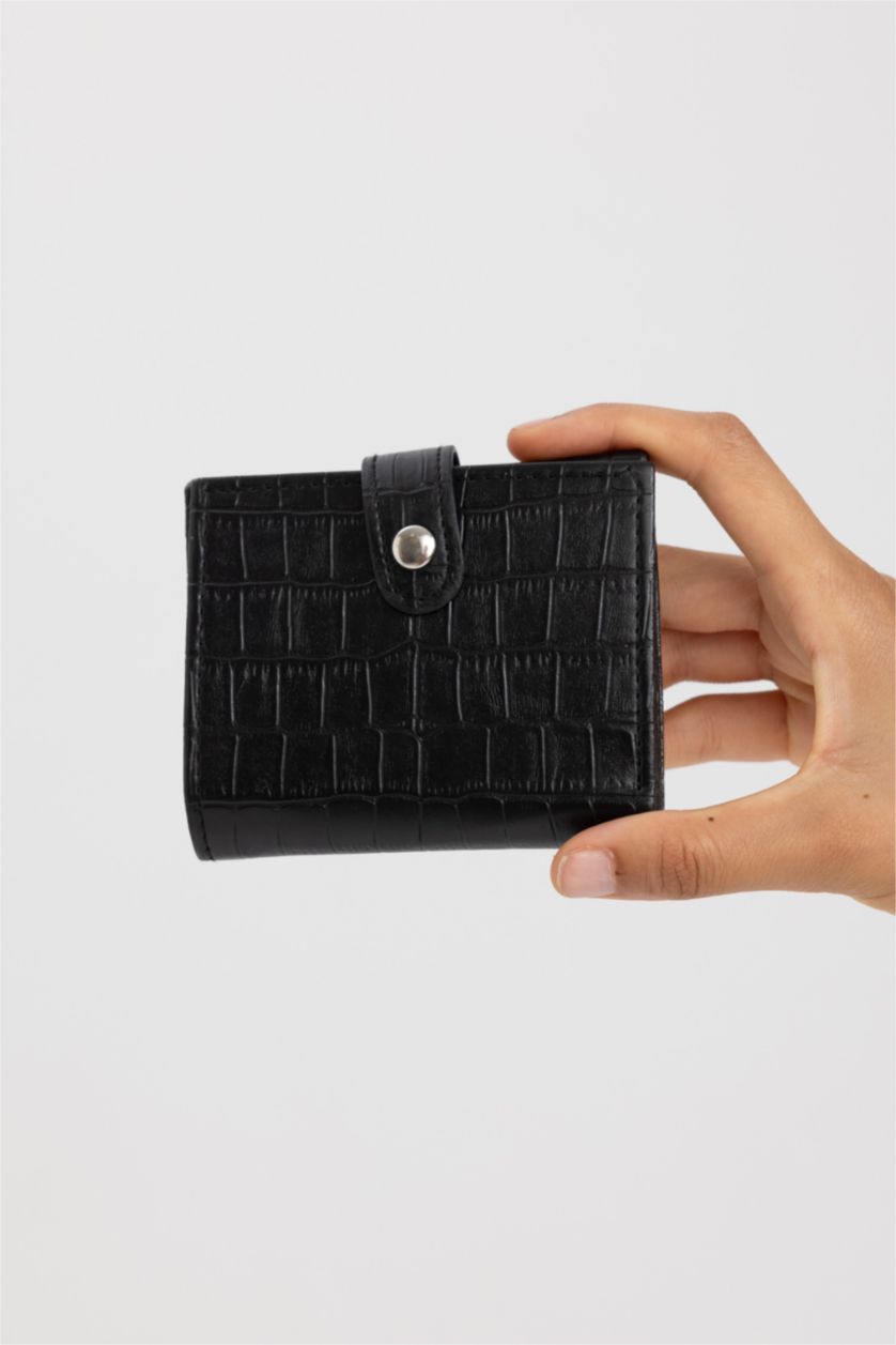 WOMAN Black Women Faux Leather Wallet