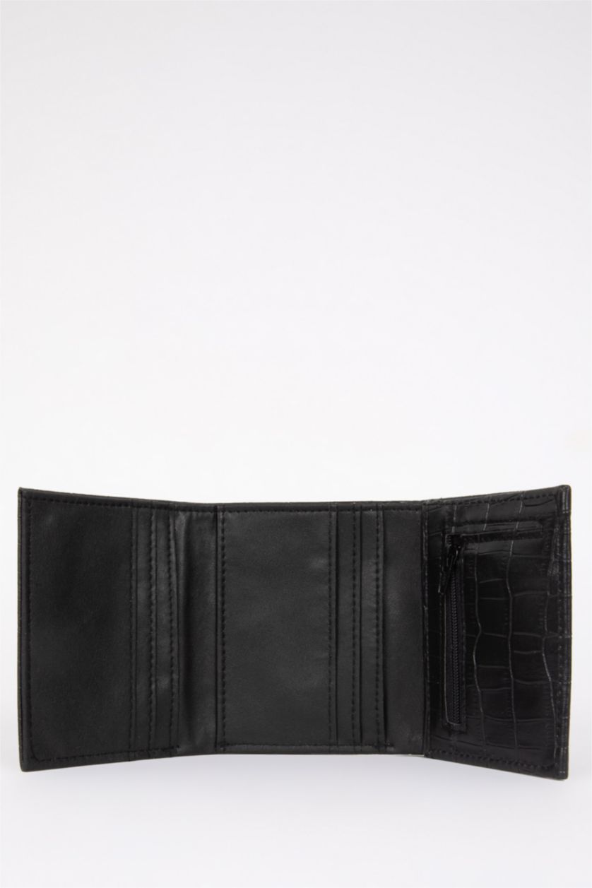 WOMAN Black Women Faux Leather Wallet