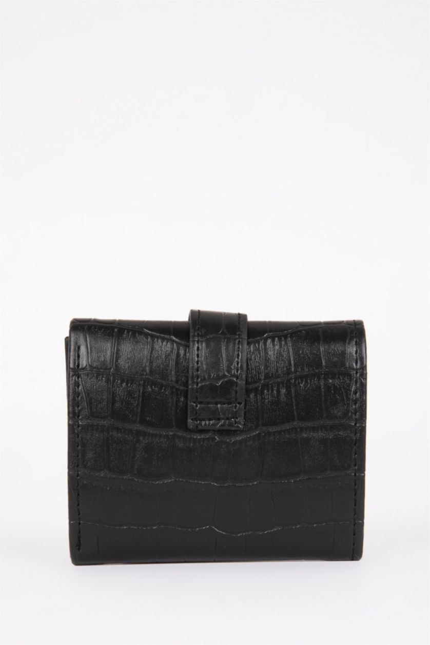 WOMAN Black Women Faux Leather Wallet