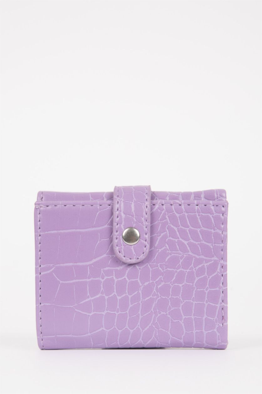 FEMME Violet Portefeuille Femme En Similicuir