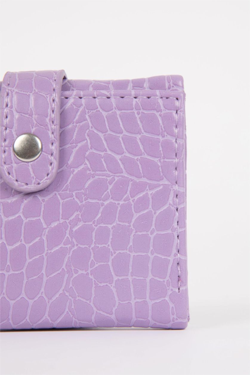 FEMME Violet Portefeuille Femme En Similicuir