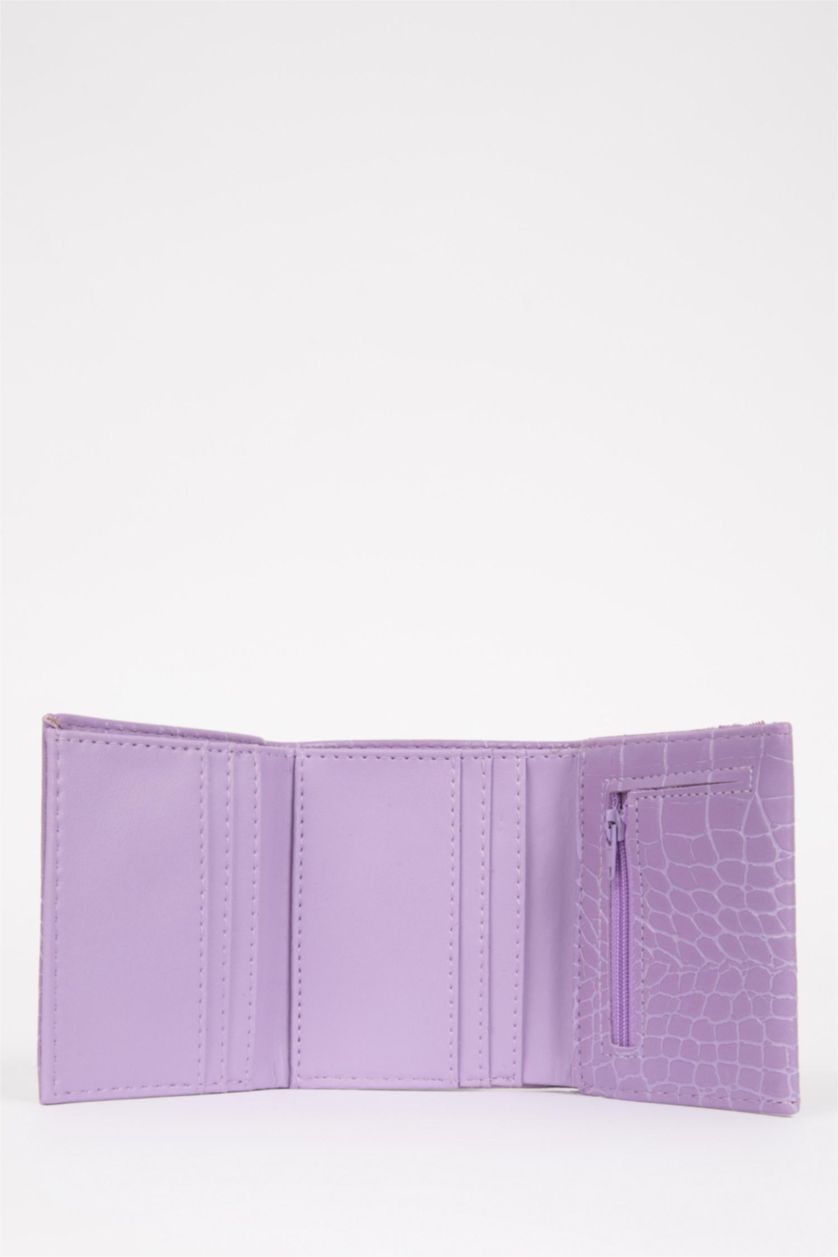FEMME Violet Portefeuille Femme En Similicuir