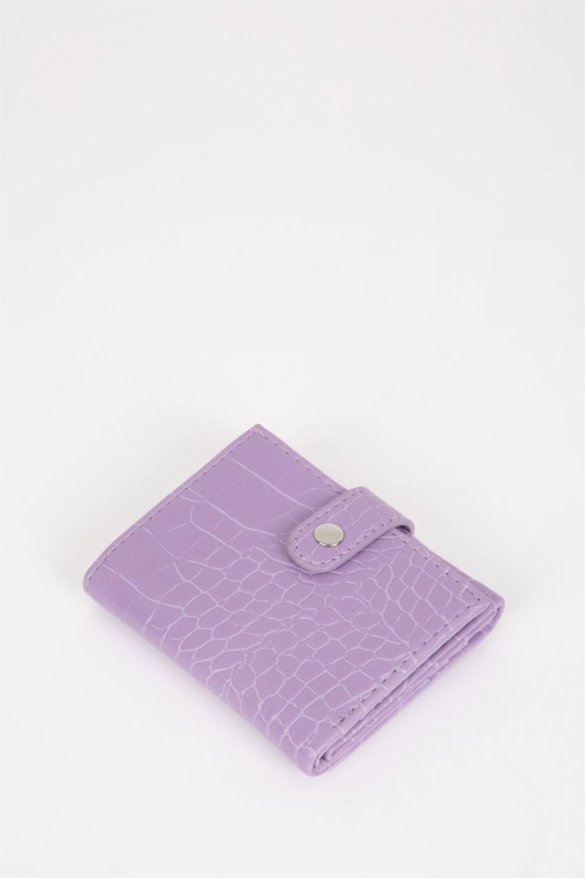 FEMME Violet Portefeuille Femme En Similicuir