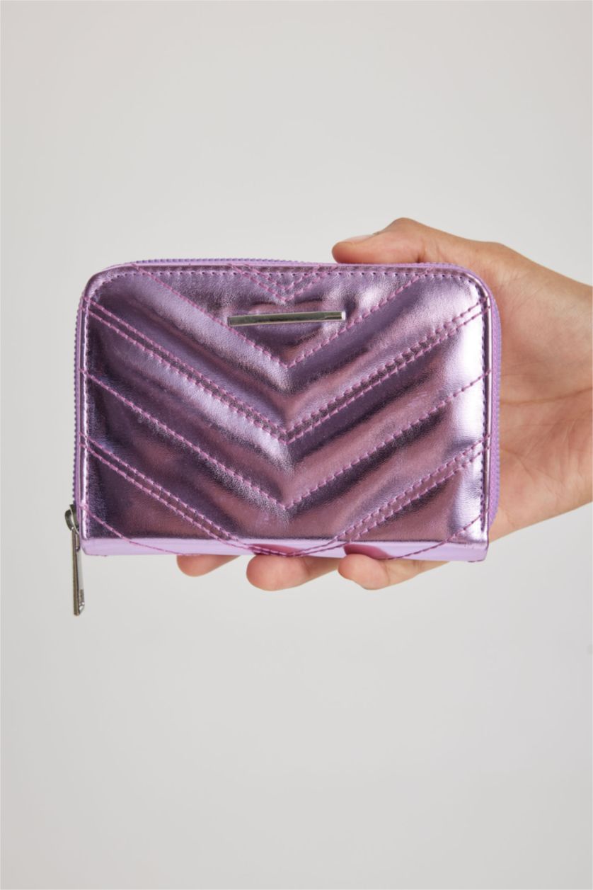 Kadın Açık Pembe Kadın Suni Deri Cüzdan