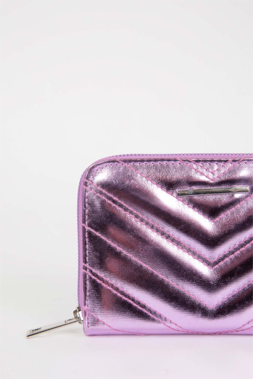 Kadın Açık Pembe Kadın Suni Deri Cüzdan