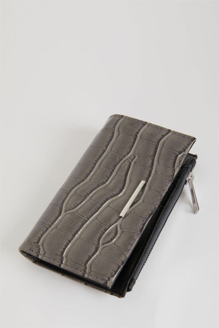 Kadın Gri Kadın Suni Deri Cüzdan