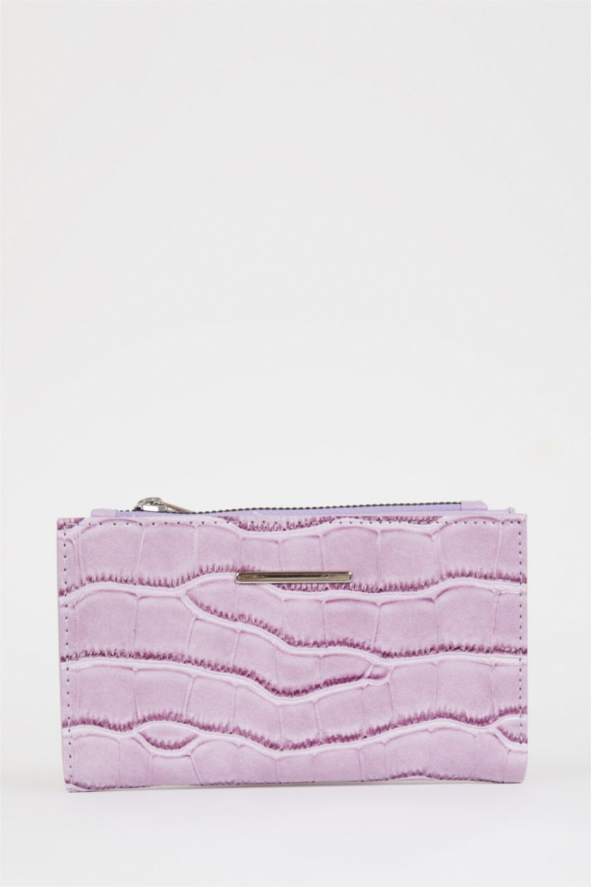 Women Lilac Women Faux Leather Wallet