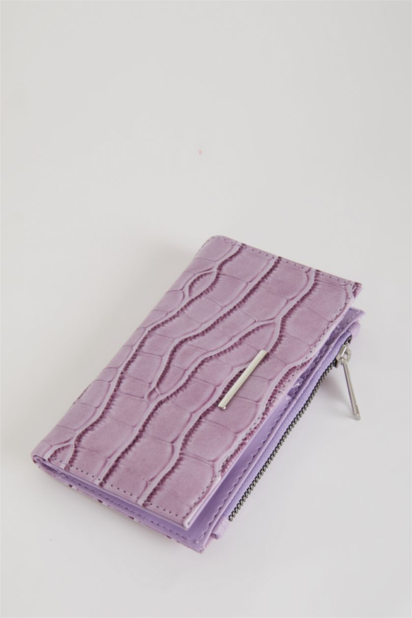 Women Lilac Women Faux Leather Wallet