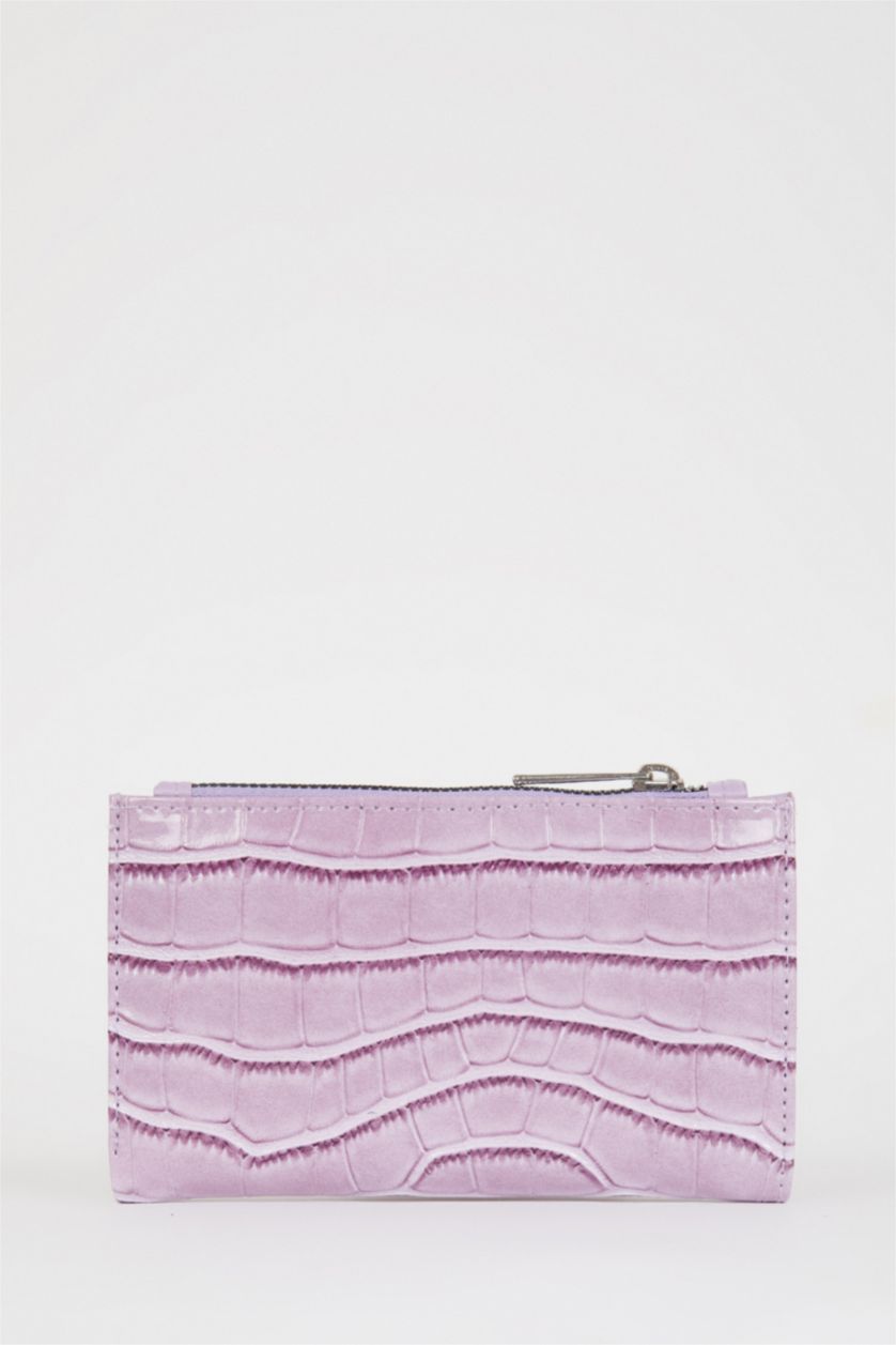Women Lilac Women Faux Leather Wallet