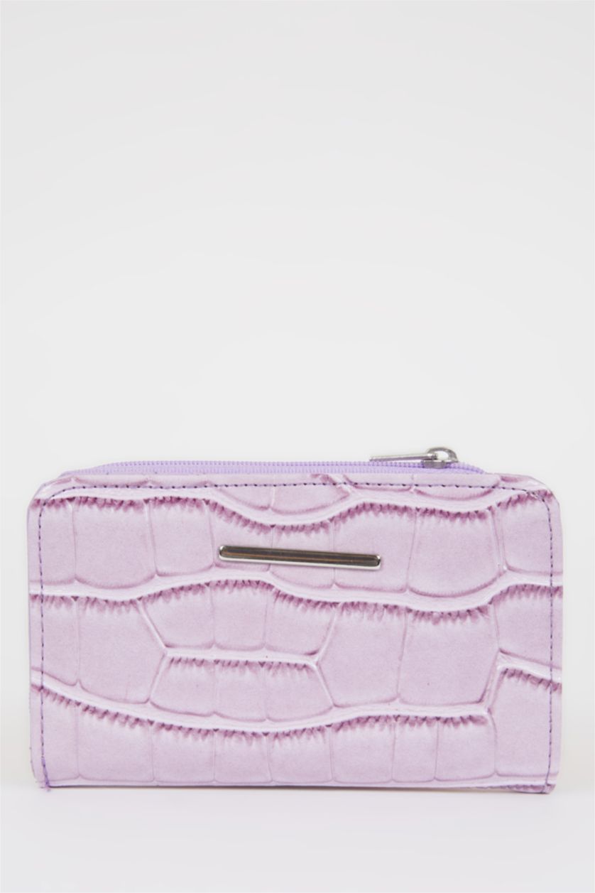 نساء أرجواني محفظة نسائي جلد صناعي