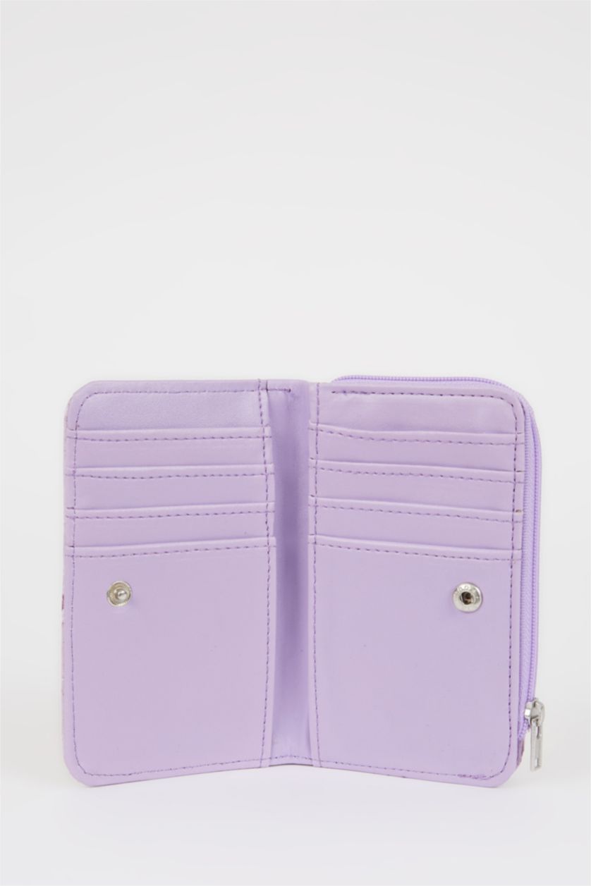 نساء أرجواني محفظة نسائي جلد صناعي