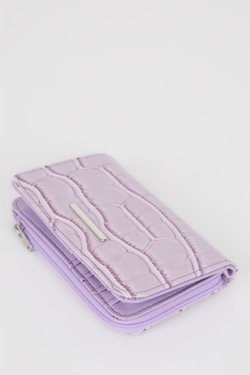 نساء أرجواني محفظة نسائي جلد صناعي