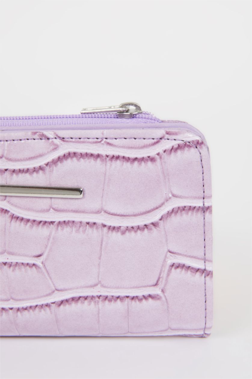 نساء أرجواني محفظة نسائي جلد صناعي