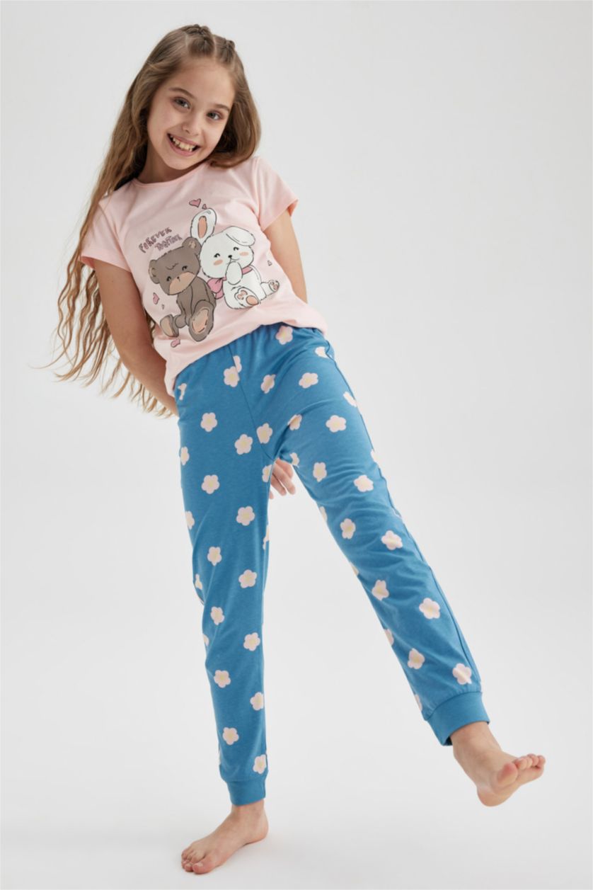 FILLES Rose Clair Pyjama Fille Coupe Regular
