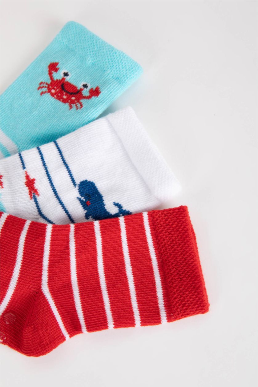 Baby Boy Karma Baby Boy 3 Pack Cotton Long Socks