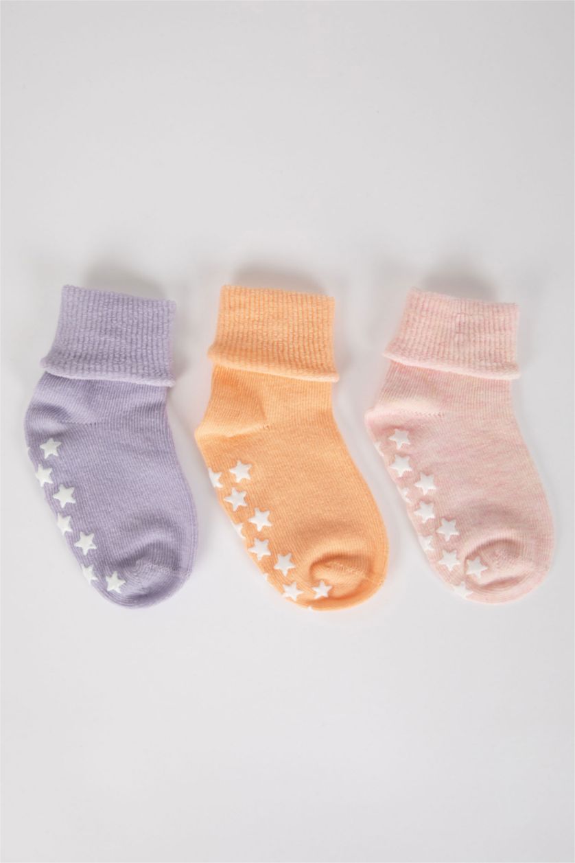 BABY GIRL MIXED Baby Girl 3-pack Cotton Long Socks