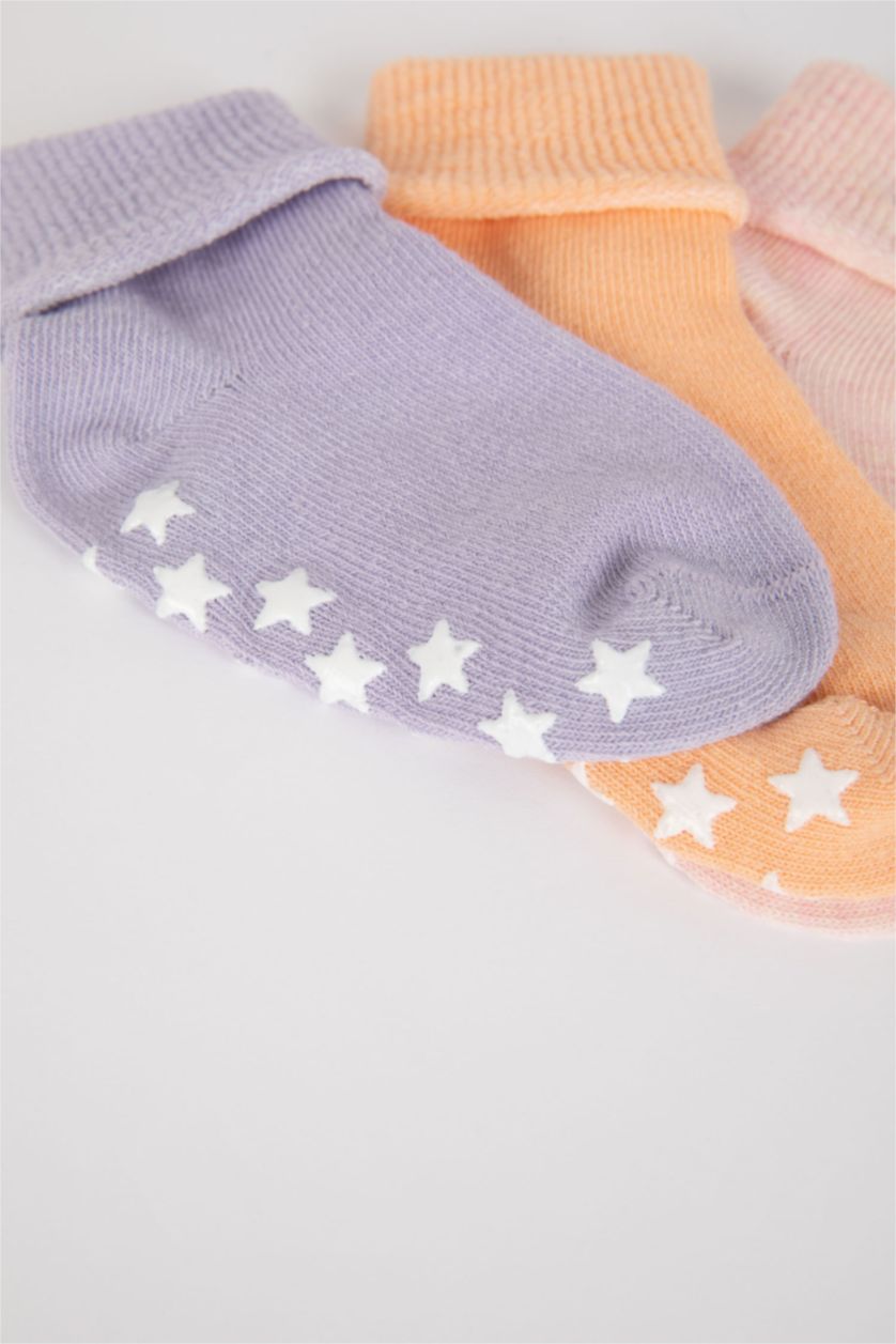 BABY GIRL MIXED Baby Girl 3-pack Cotton Long Socks