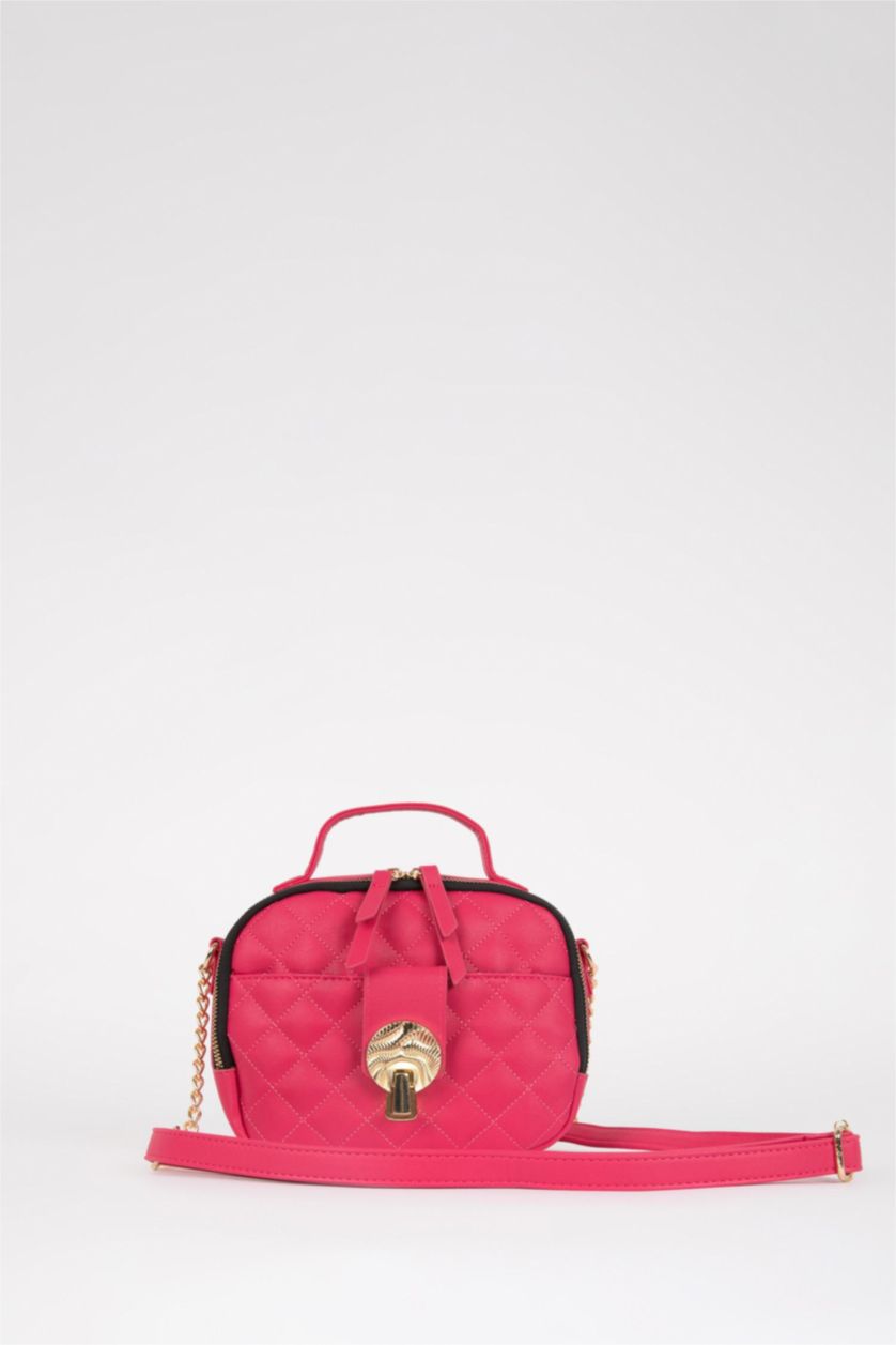 Kadın Pembe Kadın Suni Deri El Çantası